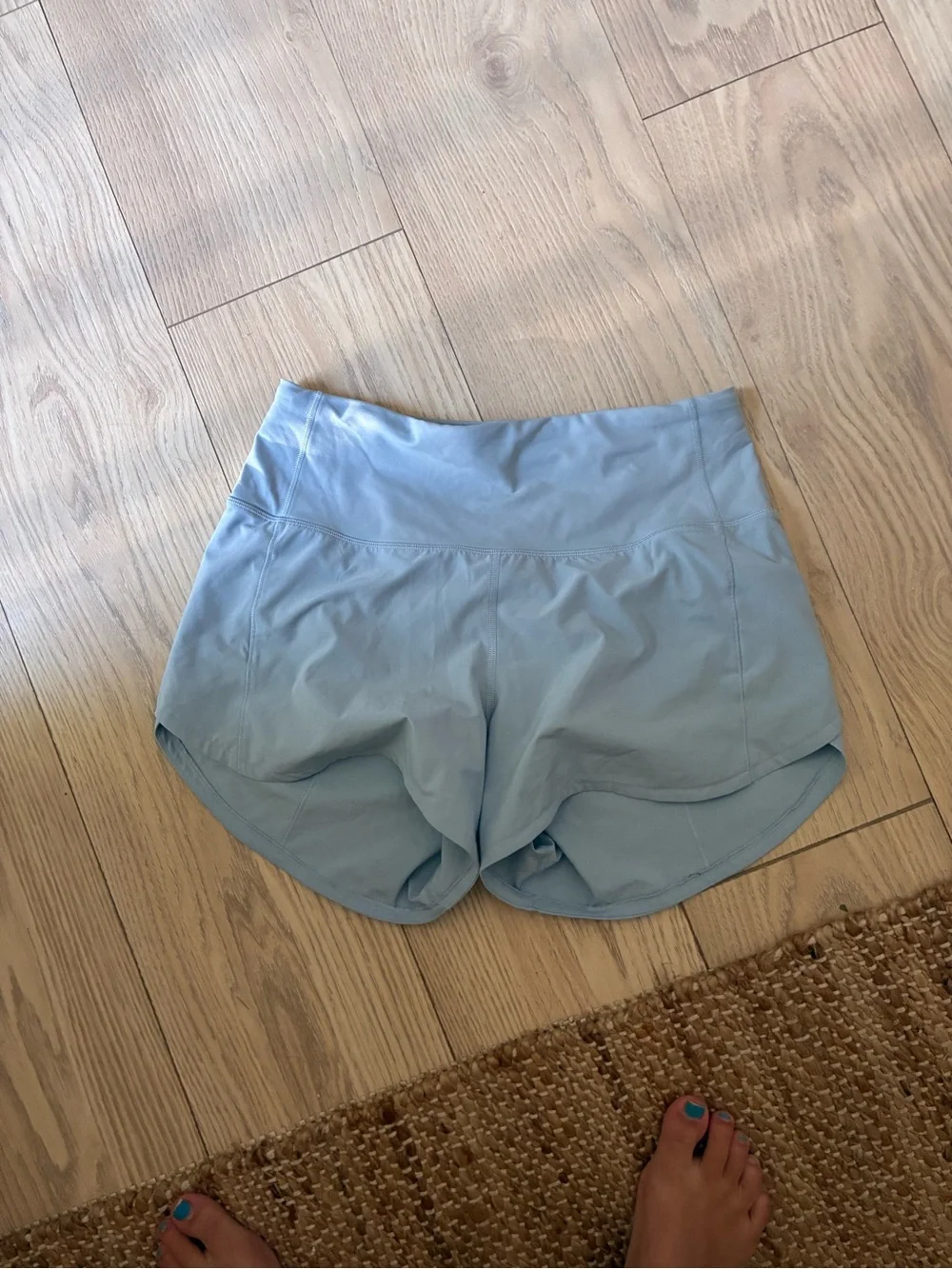 Lulu lemon Light Blue Women's Athletic Shorts
